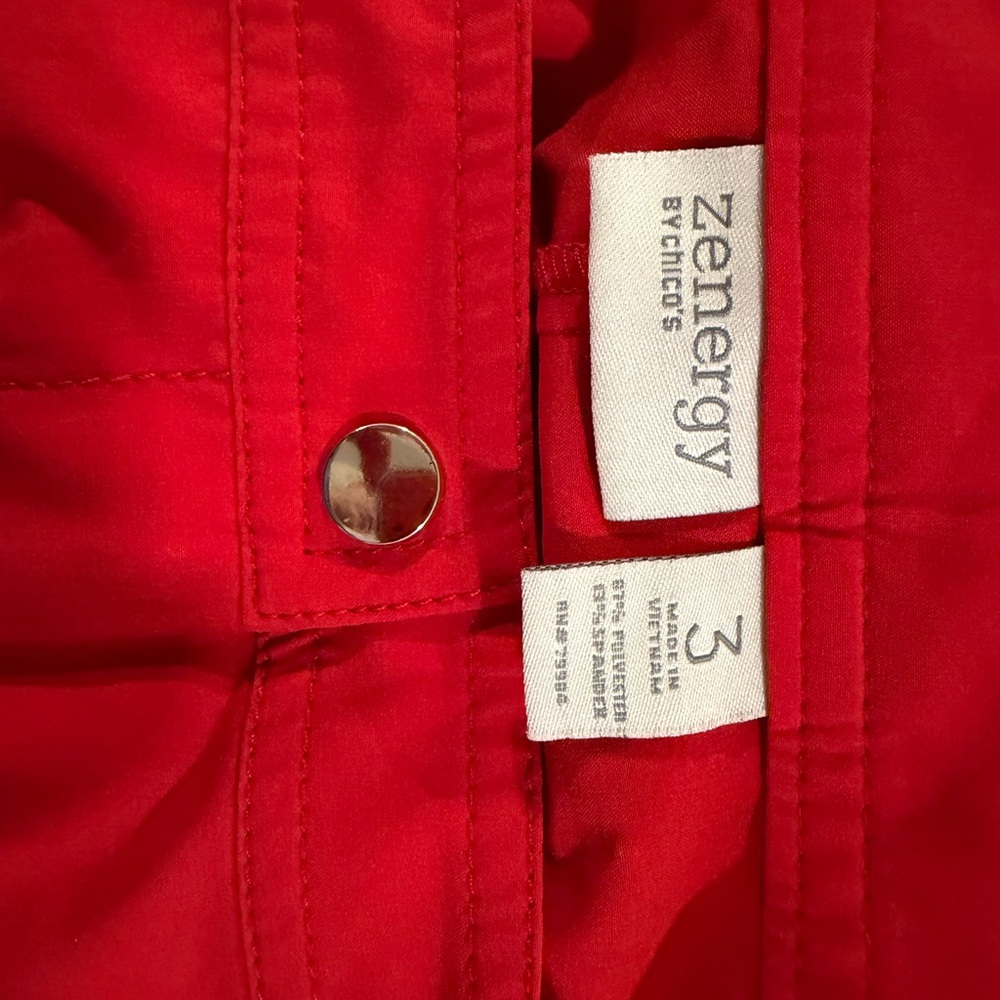 Zenergy by Chico's Red Track Pants